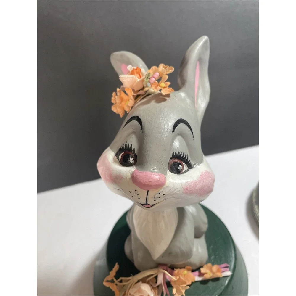 Bunny Rabbit Music Box Based‎ Off Of 1988 Disney Thumper Not Marked
